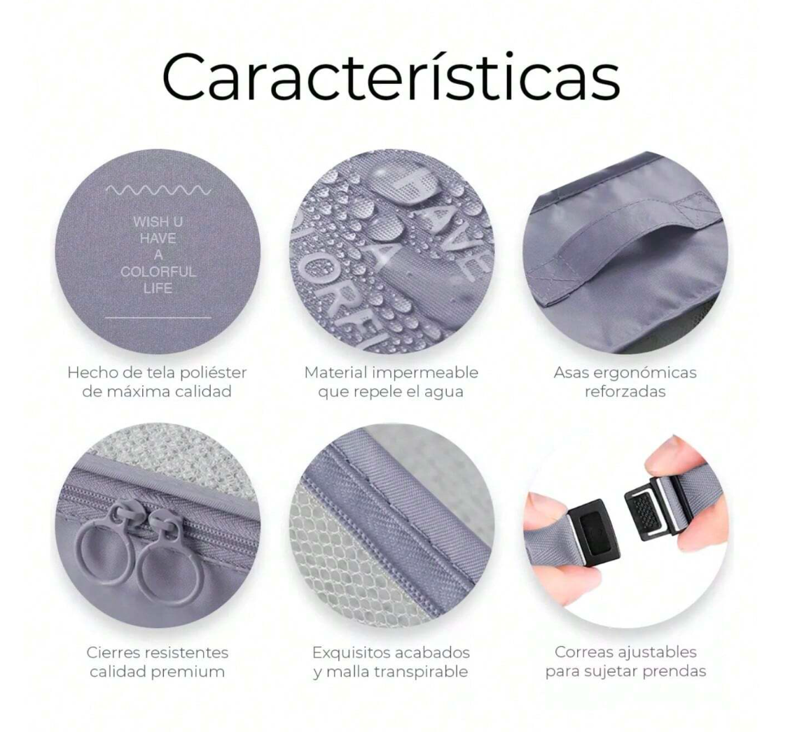 SET ORGANIZADORES DE VIAJE