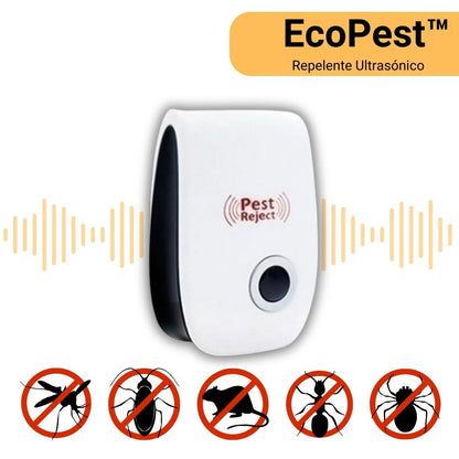 EcoPest™- Repelente Ultrasónico elimina eficazmente zancudos y plagas