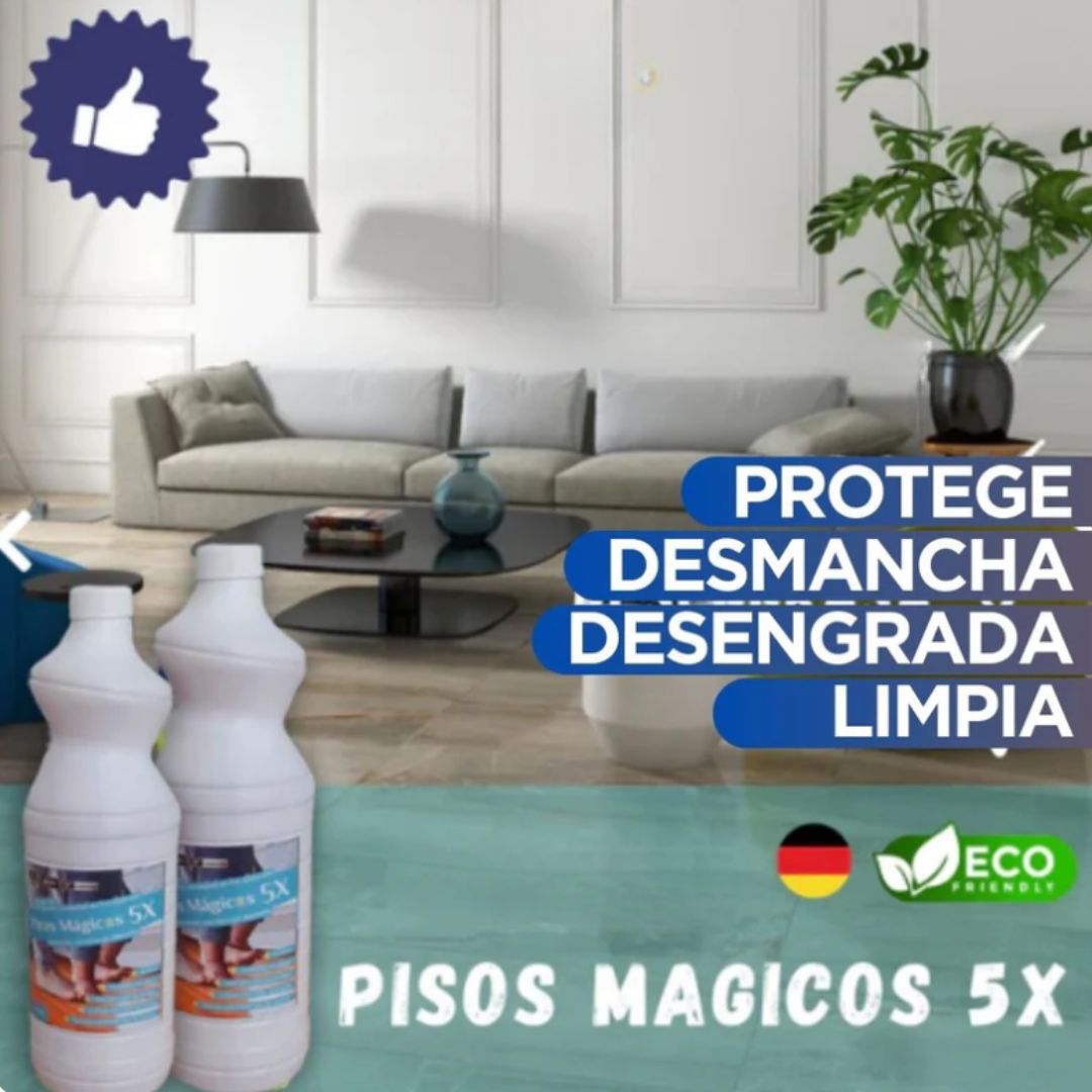 Power White™ -  Pisos Mágicos 1L - Limpia y desengrasa tus superficies  en minutos