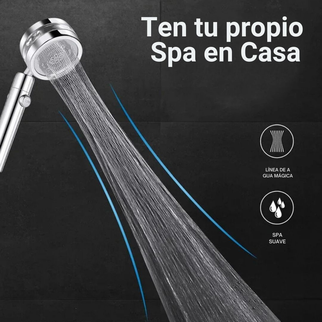 TurboClean™ - Cabezal de Ducha tipo Spa