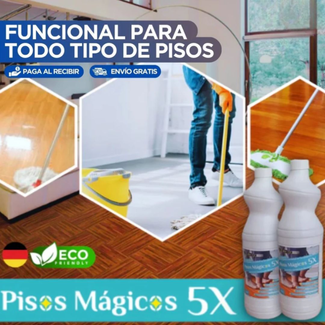 Power White™ -  Pisos Mágicos 1L - Limpia y desengrasa tus superficies  en minutos