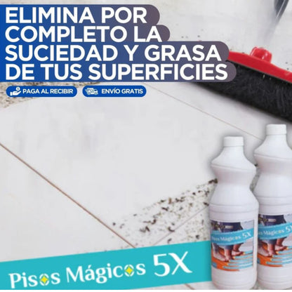 Power White™ -  Pisos Mágicos 1L - Limpia y desengrasa tus superficies  en minutos