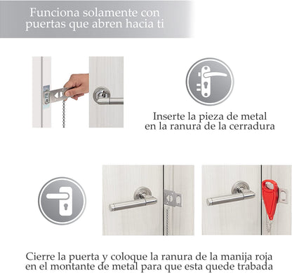 DoorGuard™ | Candado de Puerta Portátil