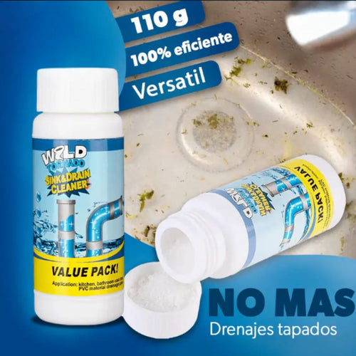 Polvo Limpia Tuberías WILD TORNADO 🌪️🚽